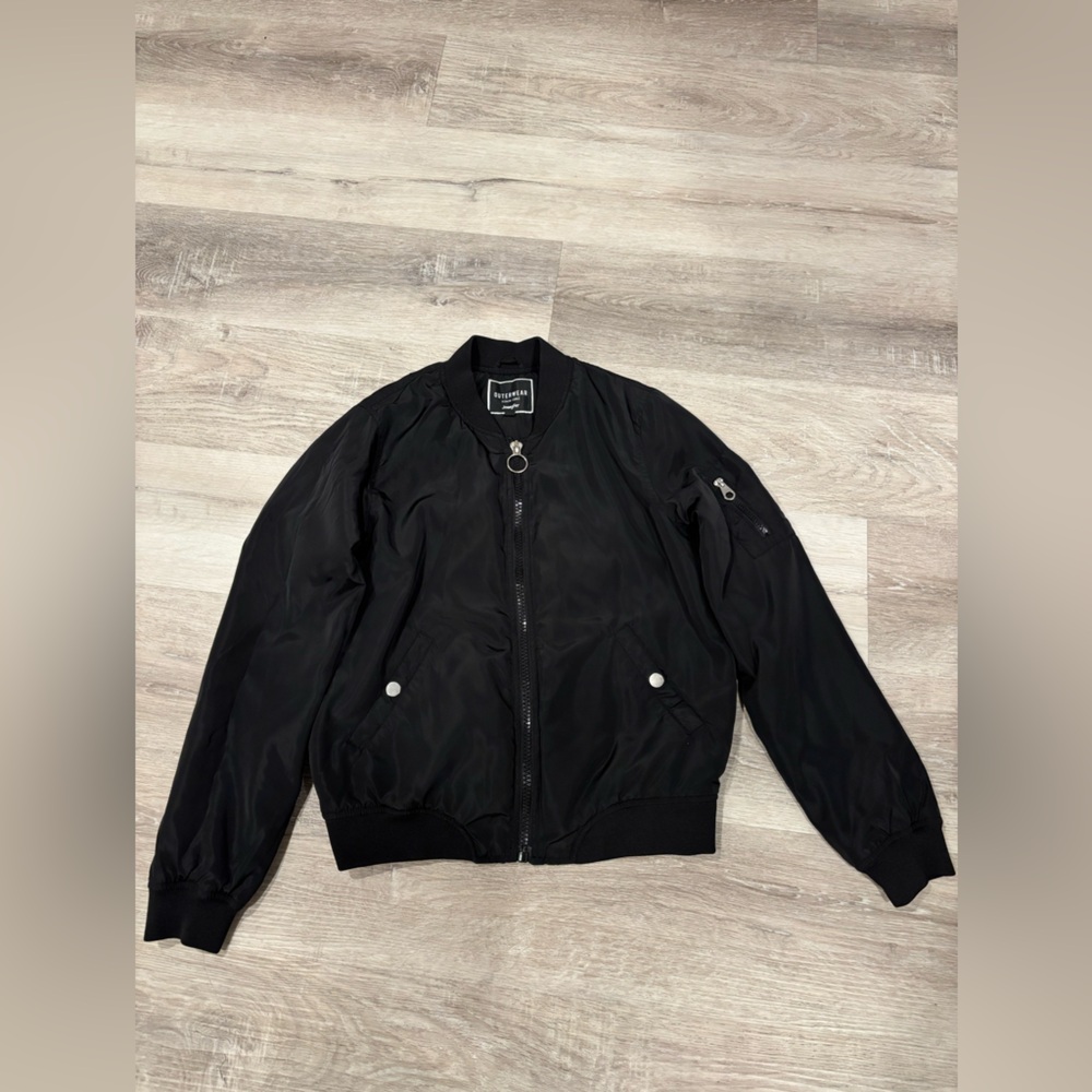 Women’s Black Bomber Jacket